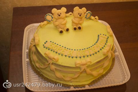 Торт на год для мальчика своими руками Торт на год для мальчика своими руками