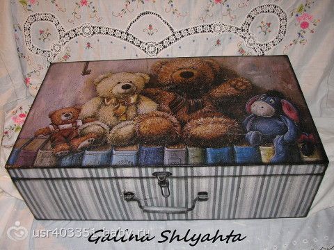 Чемоданчики для декупажа Чемоданчики для декупажа