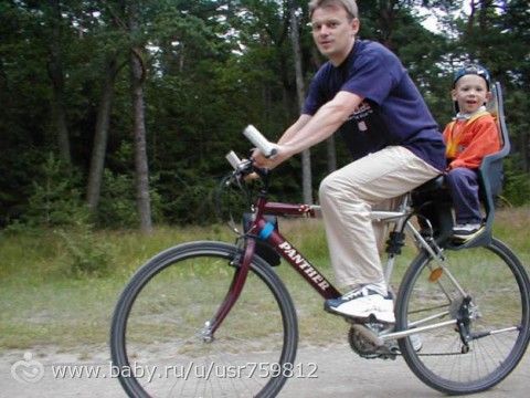 Дополнительное сидение на велосипед своими руками