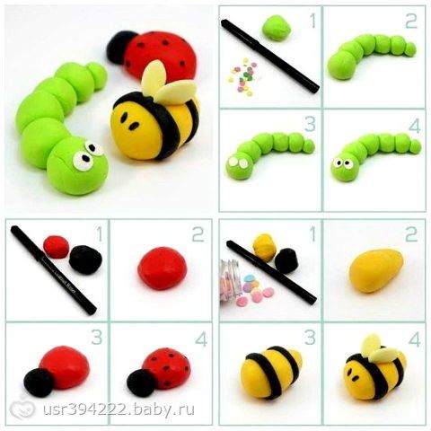 Поделки из пластилина играть Поделки из пластилина играть