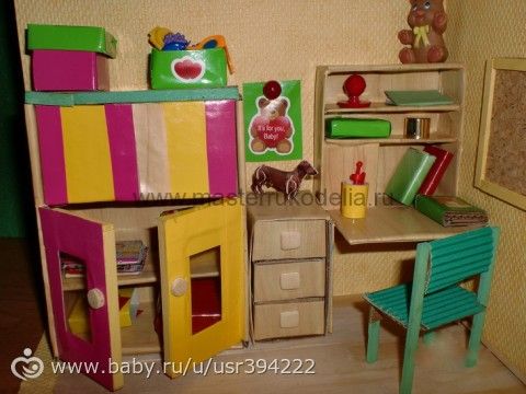 Как сделать игрушечную мебель