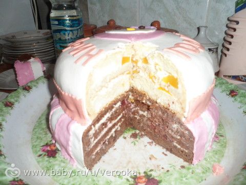 Вкусный торт под мастику рецепт
