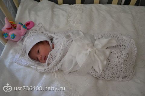 Схема вязания комплекта на выписку