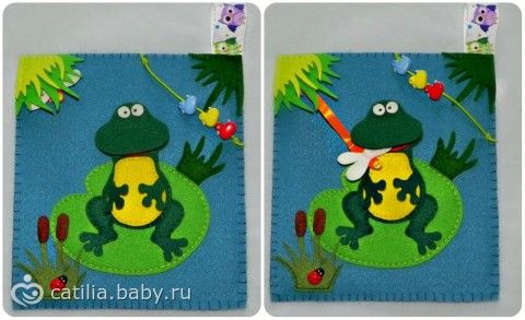 Выкройка лягушки для книжки из фетра Выкройка лягушки для книжки из фетра