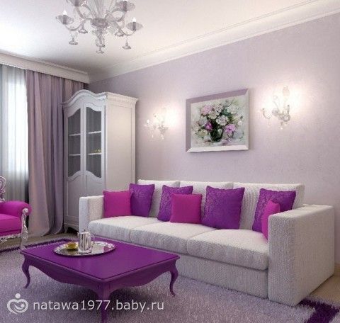Дизайн в фиолетовых тонах фото Дизайн в фиолетовых тонах фото