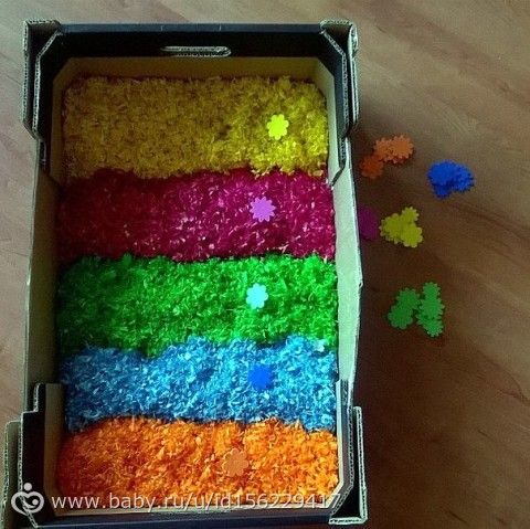 Как самому покрасить опилки