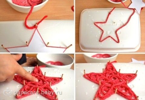 Новогодние игрушки сделанные своими руками из ниток Новогодние игрушки сделанные своими руками из ниток