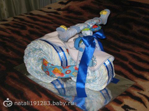 Велосипед с памперсов своими руками Велосипед с памперсов своими руками