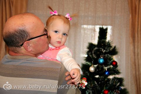 У Лизуни сегодня в гостях были бабуля с дедулей!!! Фото)))