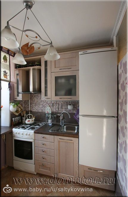 Моя планировка маленькой кухни 5,5 кв.м.