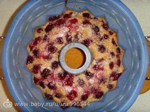 Манник с вишней