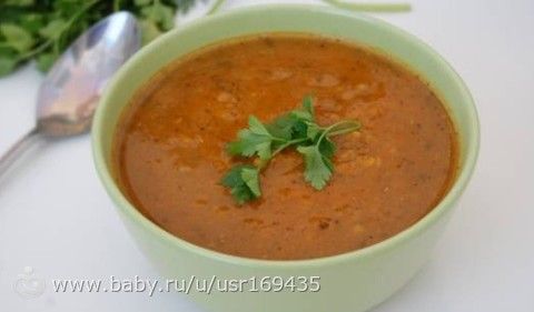 Суп из чечевицы ( как для пп,так и в пост)