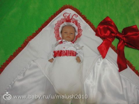 Конверт на выписку (шитье)