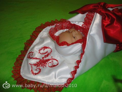 Конверт на выписку (шитье)
