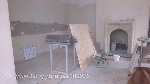 Началась весна - наша стройка сдвинулась с места.