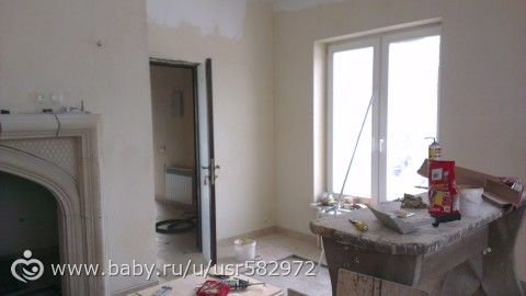 Началась весна - наша стройка сдвинулась с места.