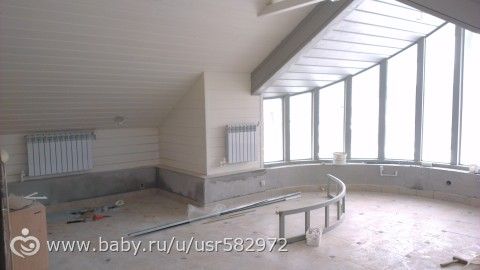 Началась весна - наша стройка сдвинулась с места.