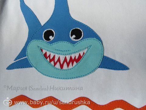 &amp;quot;За буйки не заплывать!&amp;quot;. Детская одежда, аппликации