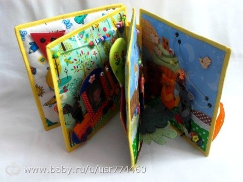 Развивающая книжка-игрушка для малышки