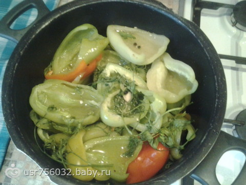 Маринованный перец.