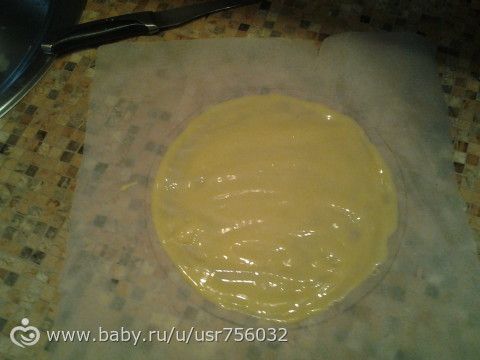 Торт &quot;Молочная девочка&quot; с черникой.