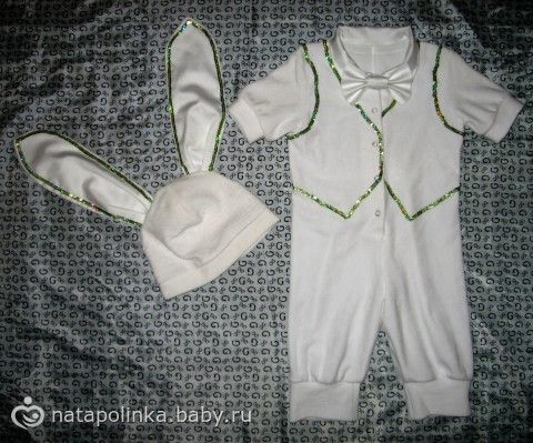 Новогодний костюм зайчика