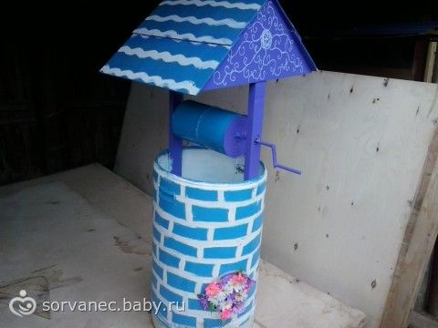 Сделать колодец из бумаги Сделать колодец из бумаги