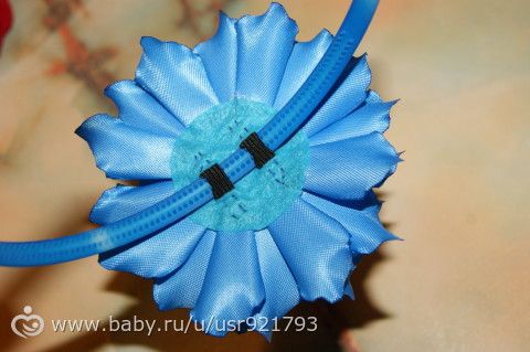 Комплект украшений Канзаши, для малышки 3 лет.