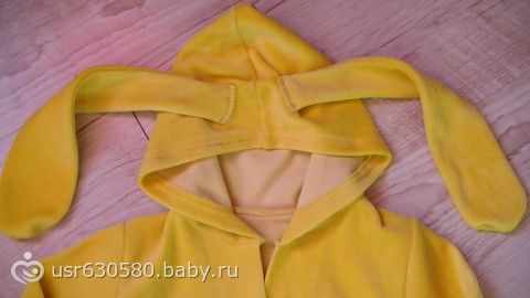 халатик для малышки-зайки)))