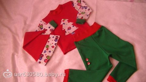 Дочам домашние костюмчики на новогодние денечки