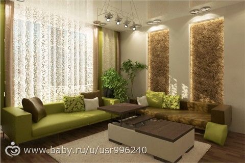 комнатка,дизайн интерьера (визуализация)