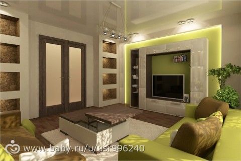 комнатка,дизайн интерьера (визуализация)