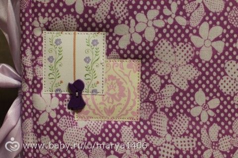 Папка для рукоделок малышки.