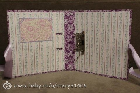 Папка для рукоделок малышки.