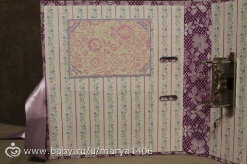 Папка для рукоделок малышки.