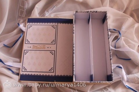 Шкатулка для хранения венчальных свечей.