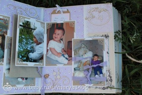 Полишкин альбом первого года жизни. Осторожно! Очень много фото!