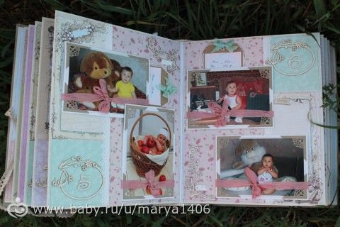 Полишкин альбом первого года жизни. Осторожно! Очень много фото!