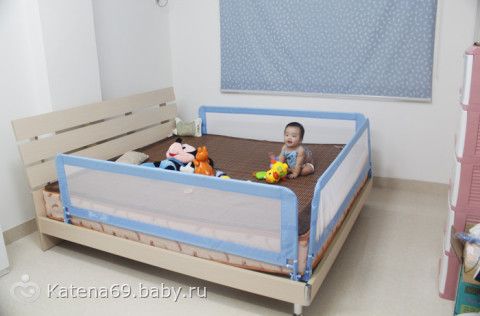 Как сделать барьер для кровати 555