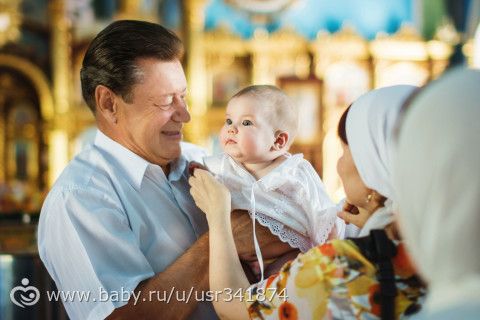 Крещение маленькой красавицы.