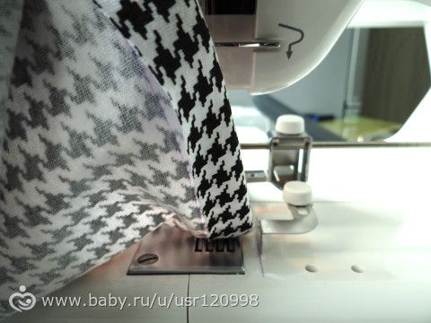 Мини МК - как подшить низ футболки/майки....