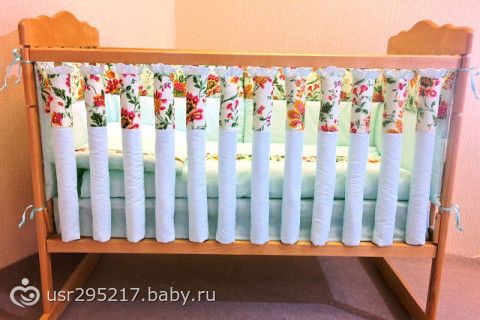 бортики в кроватку на липучках бортики в кроватку на липучках