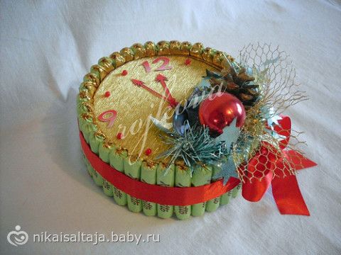 Идеи для подарков на НГ своими руками из конфет!