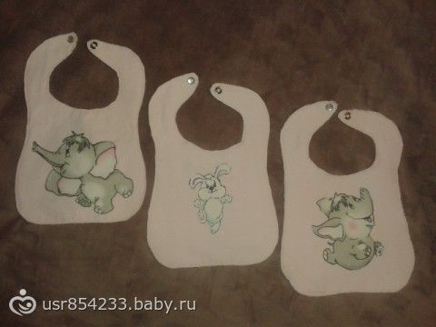 слюнявчики для доченьки)