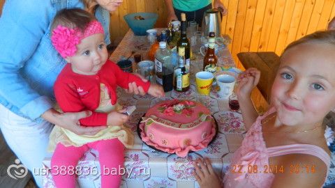 Ну вот и нашей крохе годик))) фотоотчет