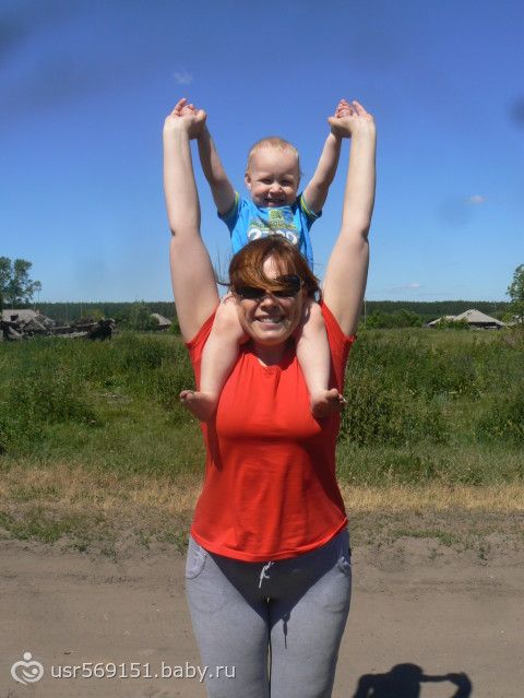 а мы сегодня ездили в деревню)))