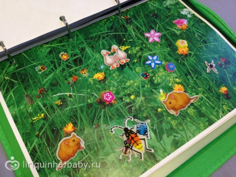 Наш альбом с наклейками (идея для развития ребенка)