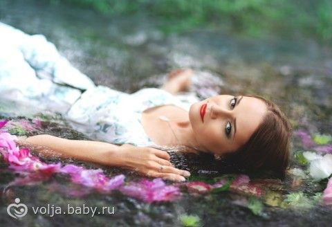 Макияж речной нимфы в зеленых оттенках