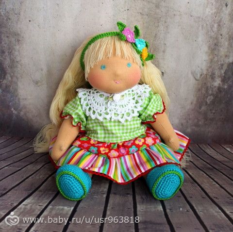 Вальдорфская кукляшка Июнька.